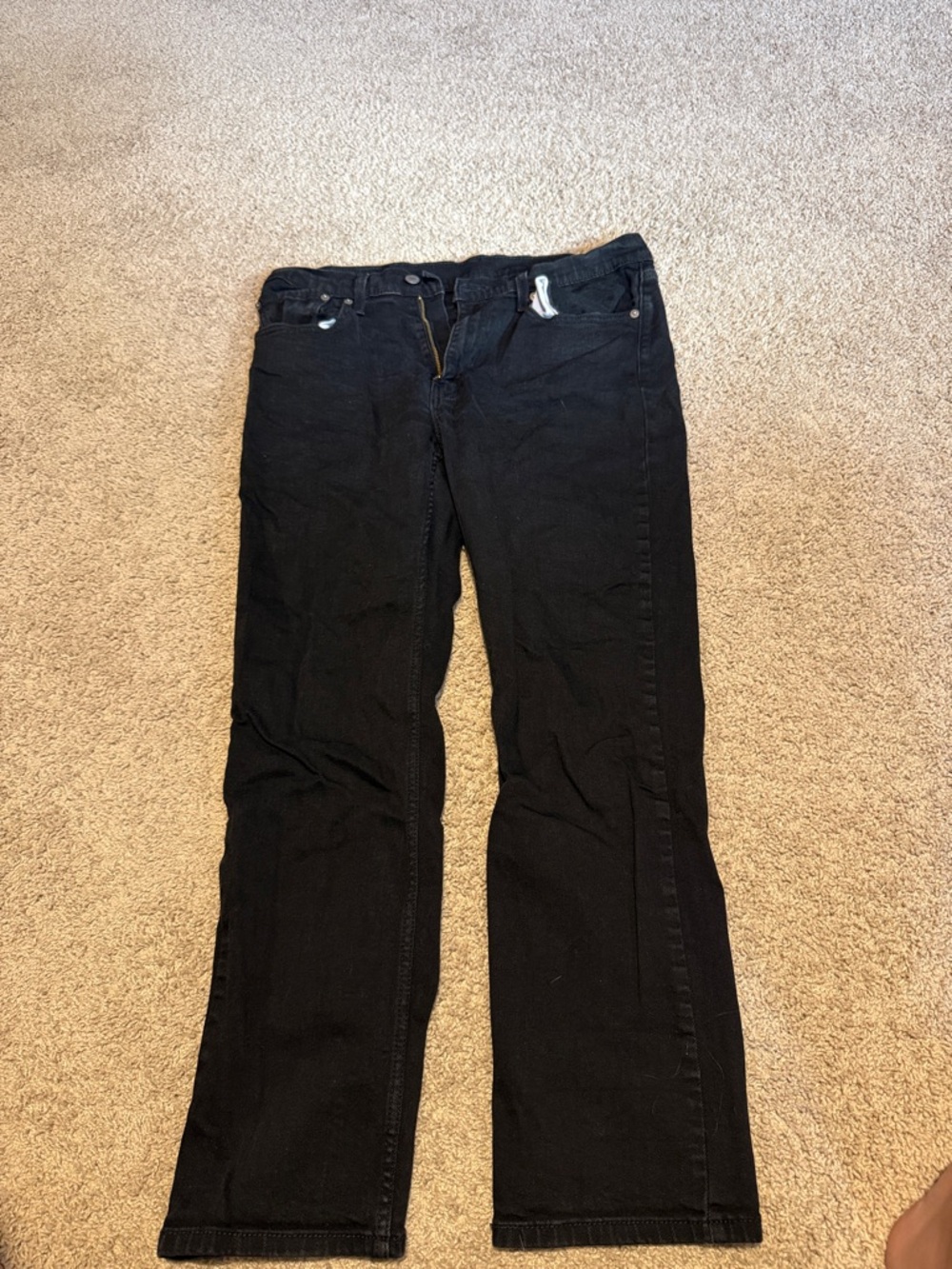 Levi's Black mens Straight-Leg Jeans